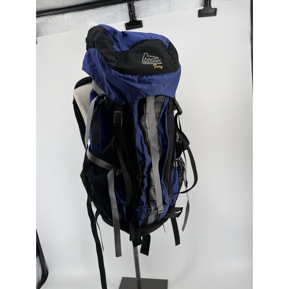 Gregory Fury Blue Black Backpack Rucksack Knapsack Hiking Camp Outdoors MEDIUM